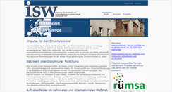 Desktop Screenshot of isw-institut.de
